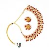 Gold Plated Kundan Choker Necklace Set with Zhumki - Image 2
