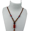 Assorted Wood Beads Multicolor Single Line Mala Necklace - Image 2