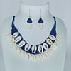 Handcrafted Two Layer Cowrie Beach Jewellery Necklace Set For Girls And Women
