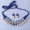 Handcrafted Two Layer Cowrie Beach Jewellery Necklace Set For Girls And Women - Image 2