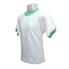 White Pure Cotton Half Sleeved Round  Neck T-Shirt Unisex - Image 3