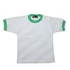 White Pure Cotton Half Sleeved Round  Neck T-Shirt Unisex - Image 4