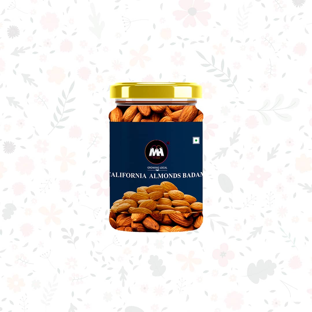 California Almonds Whole Badam Giri - 500gms