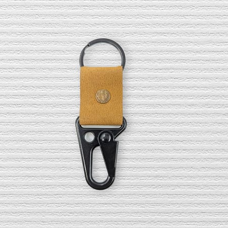 Leather Keychain for Him || Personalized Keychain Ring || Handmade Keychain  || Leather Key Holder || Coordinate Keychain || Keyfob Gift || Car/Motorcycle Key Holder