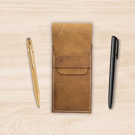 Premium Leather Pen Holder