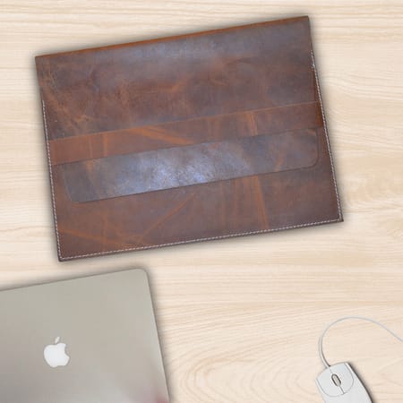 Premium Leather Laptop Sleeve