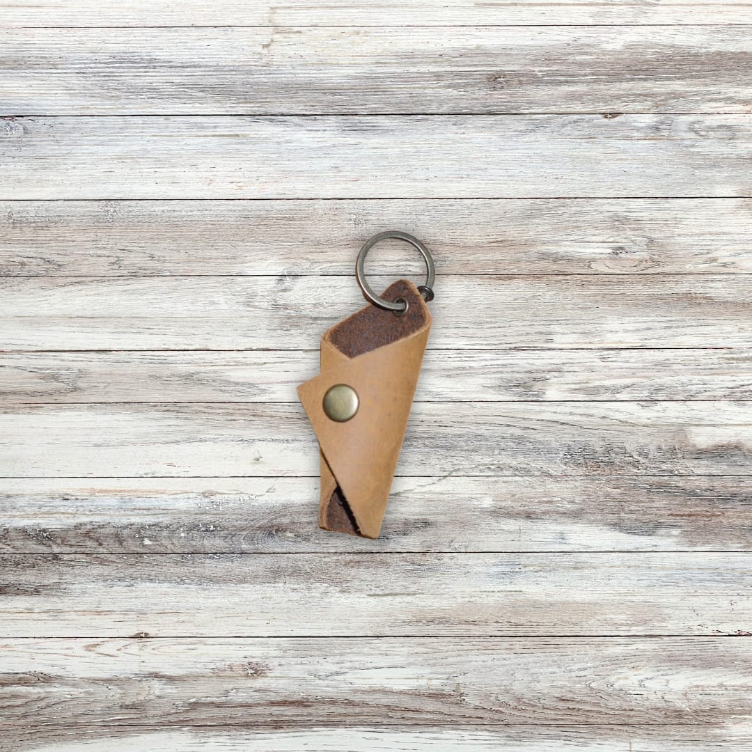 Premium Leather Keyring Holder