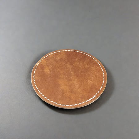 Genuine Leather Coaster Set