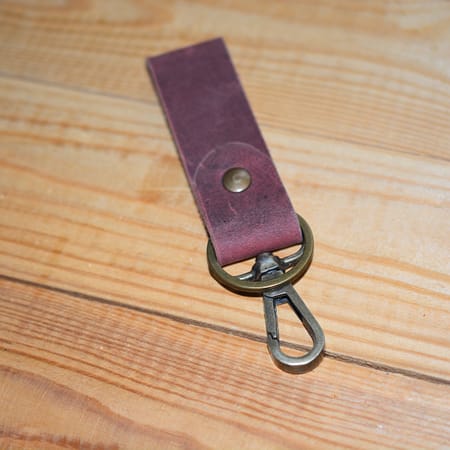 Premium Leather Keychain Wrap